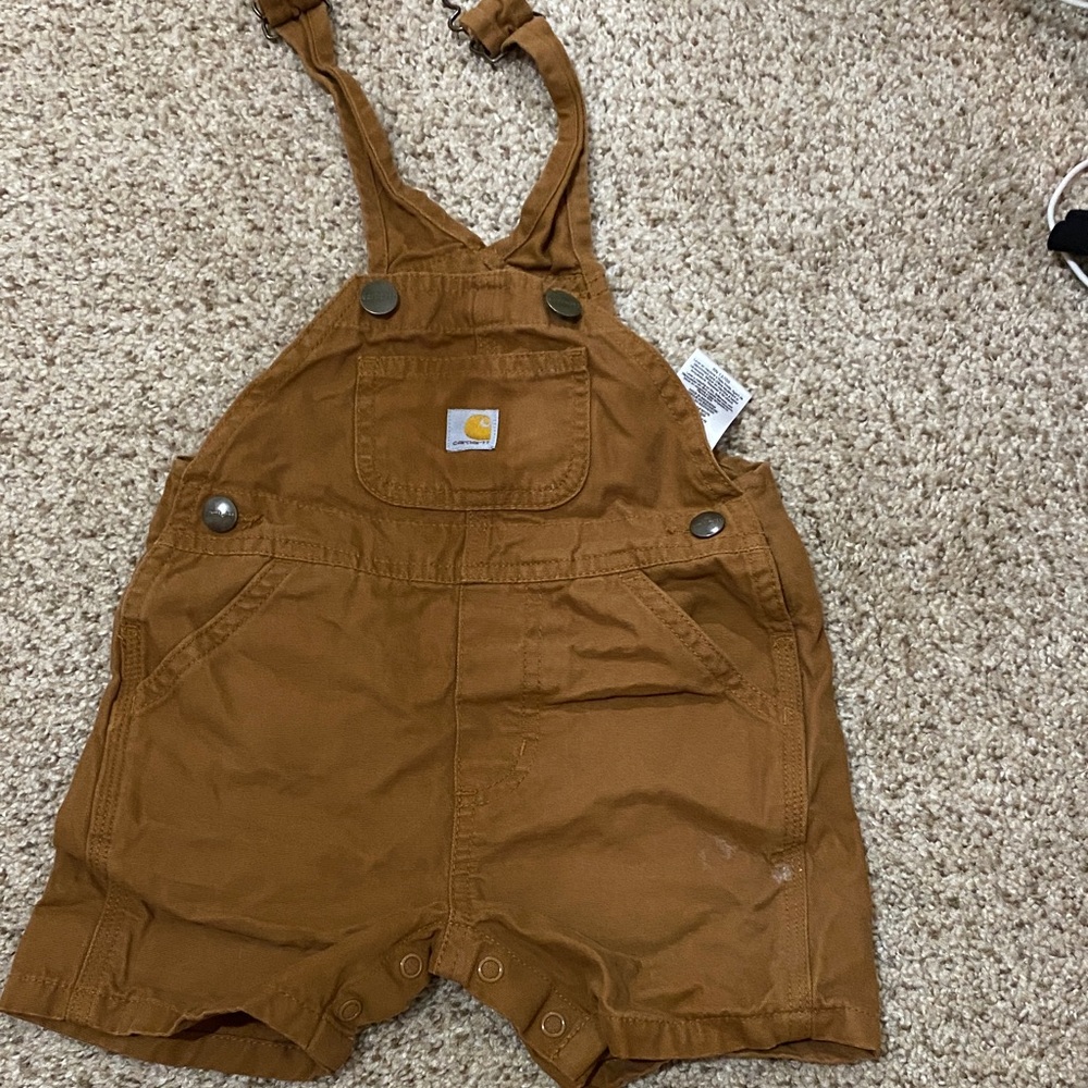 Carhartt Kids Tan Overalls